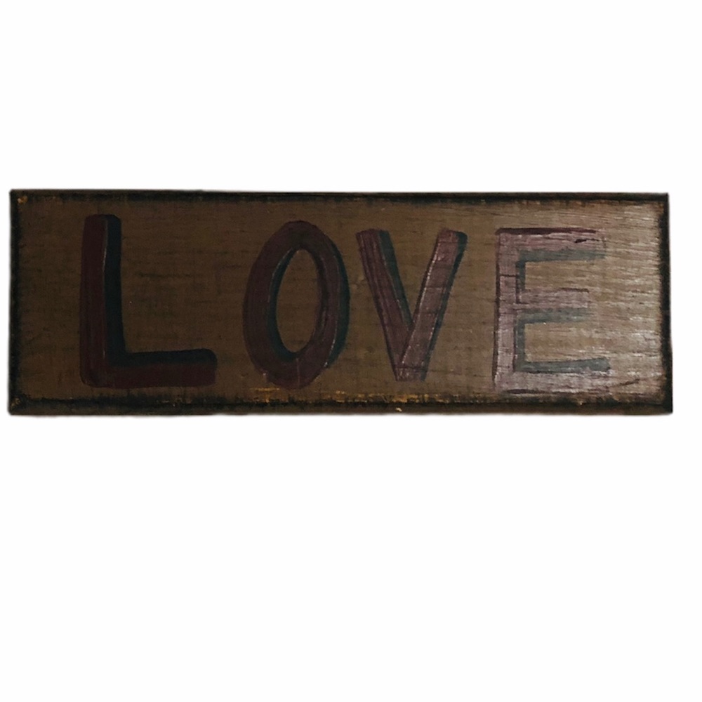 Home Decoration - Wood Sign - Love